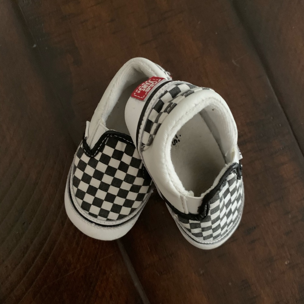 Adorable Vans crib shoes